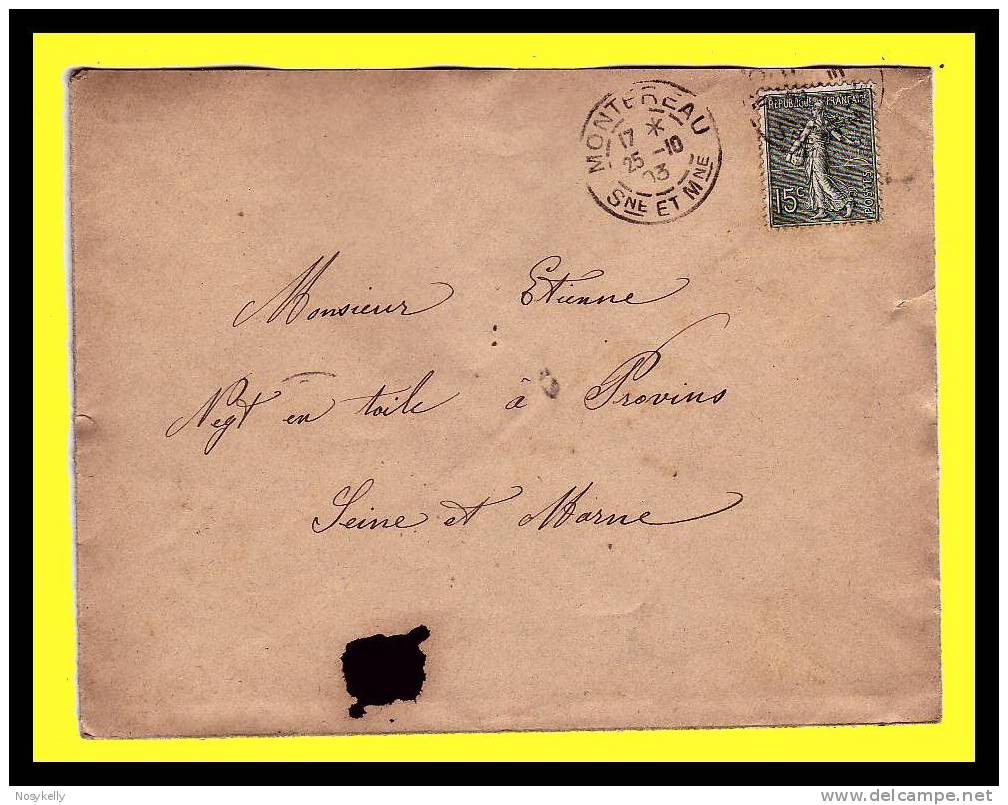 Lettre De Montereau Pour Provins  -  77 Seine Et Marne - Storia Postale