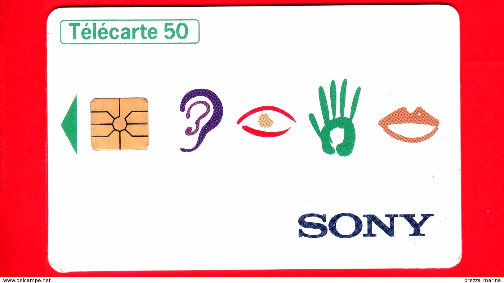 FRANCIA - Scheda Telefonica - Telecarte - 1996 - Televisori - Sony Symboles - Chip - 50 - 1996
