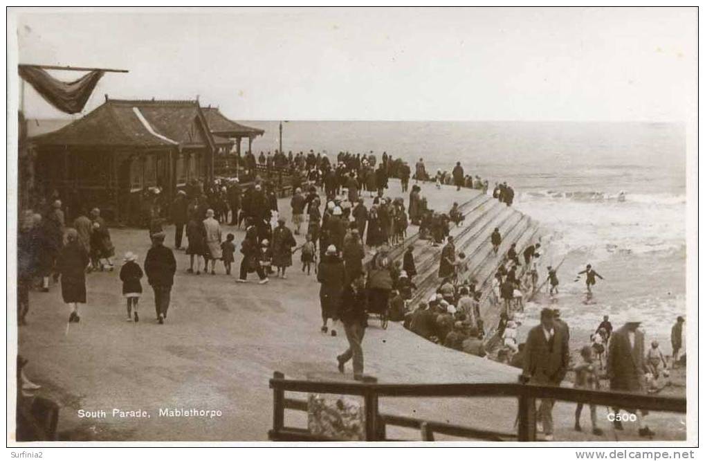 LINCS - MABLETHORPE - SOUTH PARADE - ANIMATED RP C1930  Li42 - Altri & Non Classificati