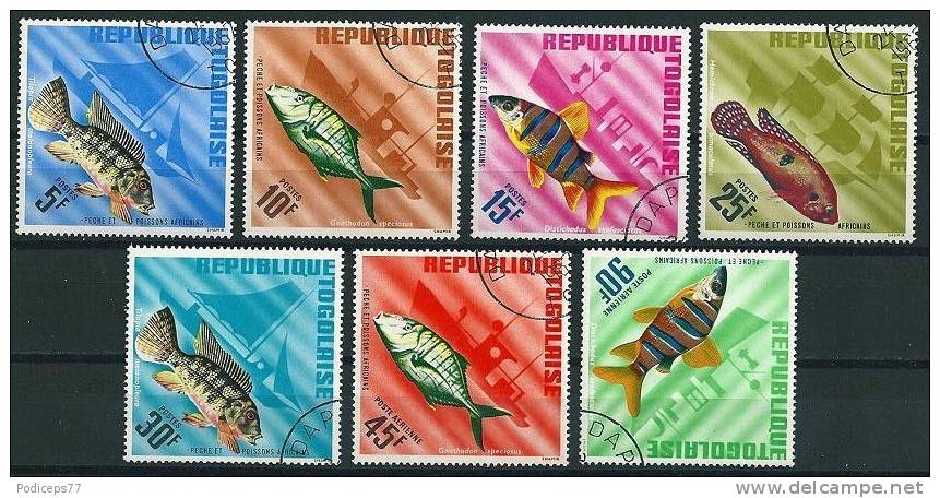 Togo  1967  Fische  (kpl. Set)  Mi-Nr.543/49  Gestempelt / Used - Fische