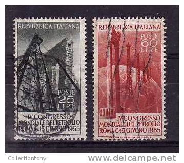 1955 - PETROLIO   - USATO - S.170 - VAL. CAT. 2.00€ - 1946-60: Gebraucht