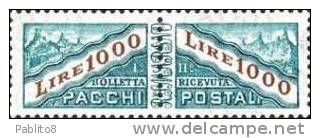 SAN MARINO PACCHI POSTALI L. 1000 PENNE MNH - Colis Postaux