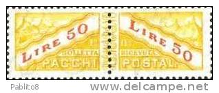 SAN MARINO 1956 - 1961  PACCHI POSTALI L. 50 STELLE STAR II TIMBRATO USED OBLITERE' - Colis Postaux