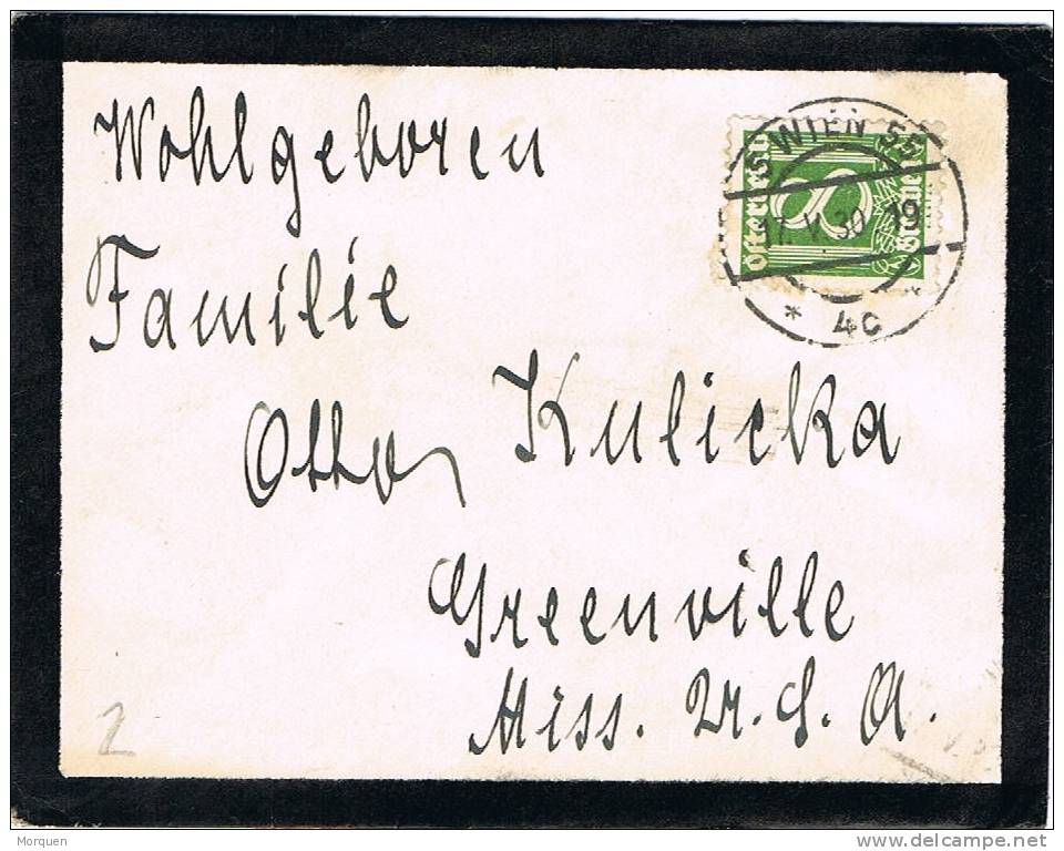 Carta De Luto WIEN (Austria) 1930 - Briefe U. Dokumente