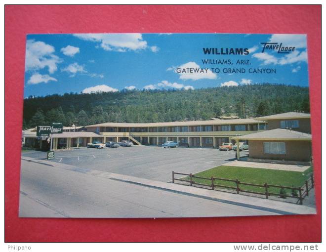 Williams Az  Travel Lodge Gateway To Grand Canyon        Early Chrome  ---ref 143 - Autres & Non Classés
