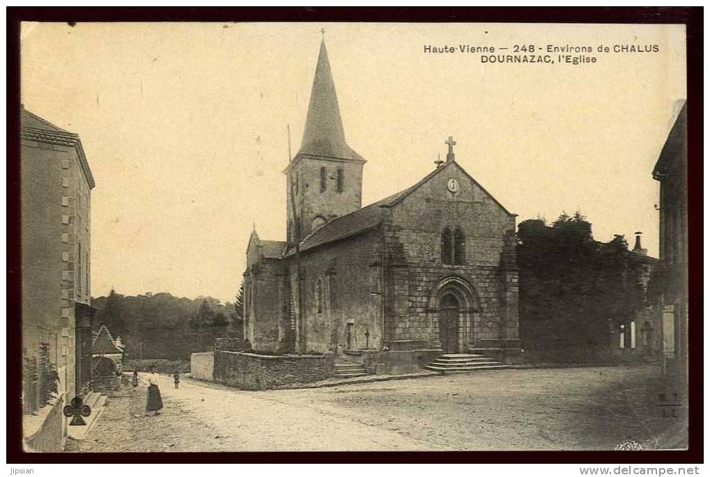 Cpa Du 87 Dournazac Environs De Chalus  L´ Eglise     G4 - Chalus