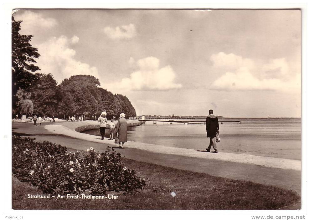 GERMANY - Stralsund, Promenade, Year 1967 - Stralsund