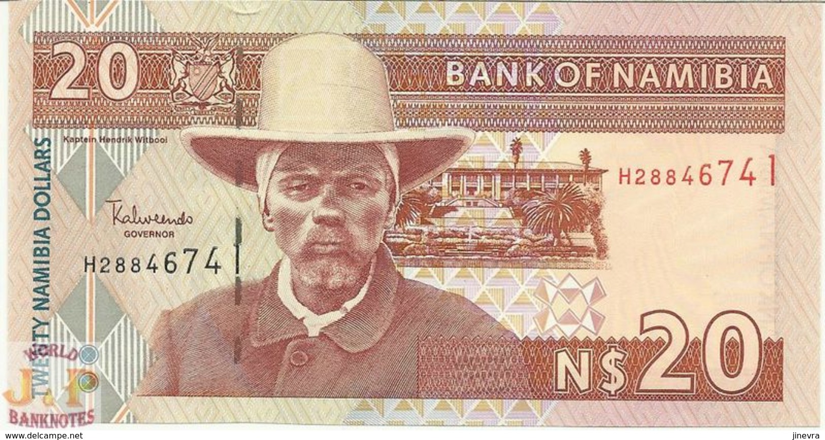 NAMIBIA 20 DOLLARS 2002 PICK 6a UNC - Namibia