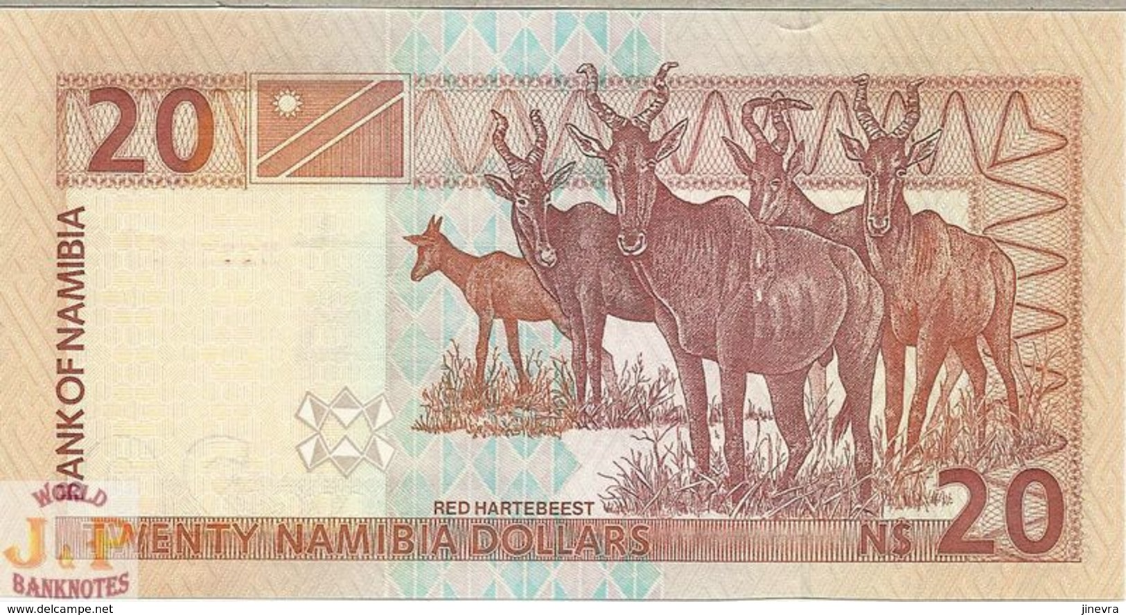 NAMIBIA 20 DOLLARS 2002 PICK 6a UNC - Namibia