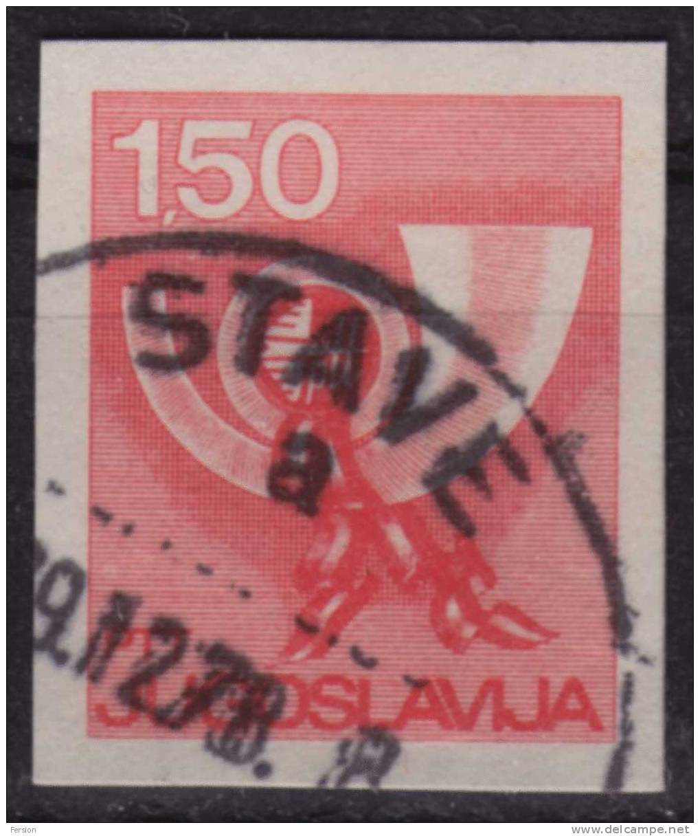 1975 Yugoslavia - Envelope - Stationery Cut - Postwaardestukken