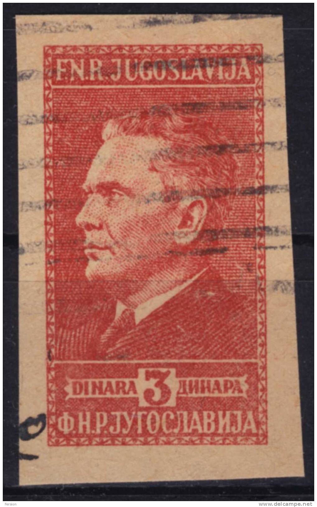 1949 Yugoslavia - Envelope - Stationery Cut - Postwaardestukken