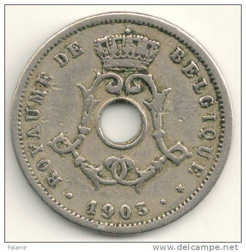 Belgium Belgique Belgie Belgio 5 Cents FR KM#46 1903 - 5 Cents
