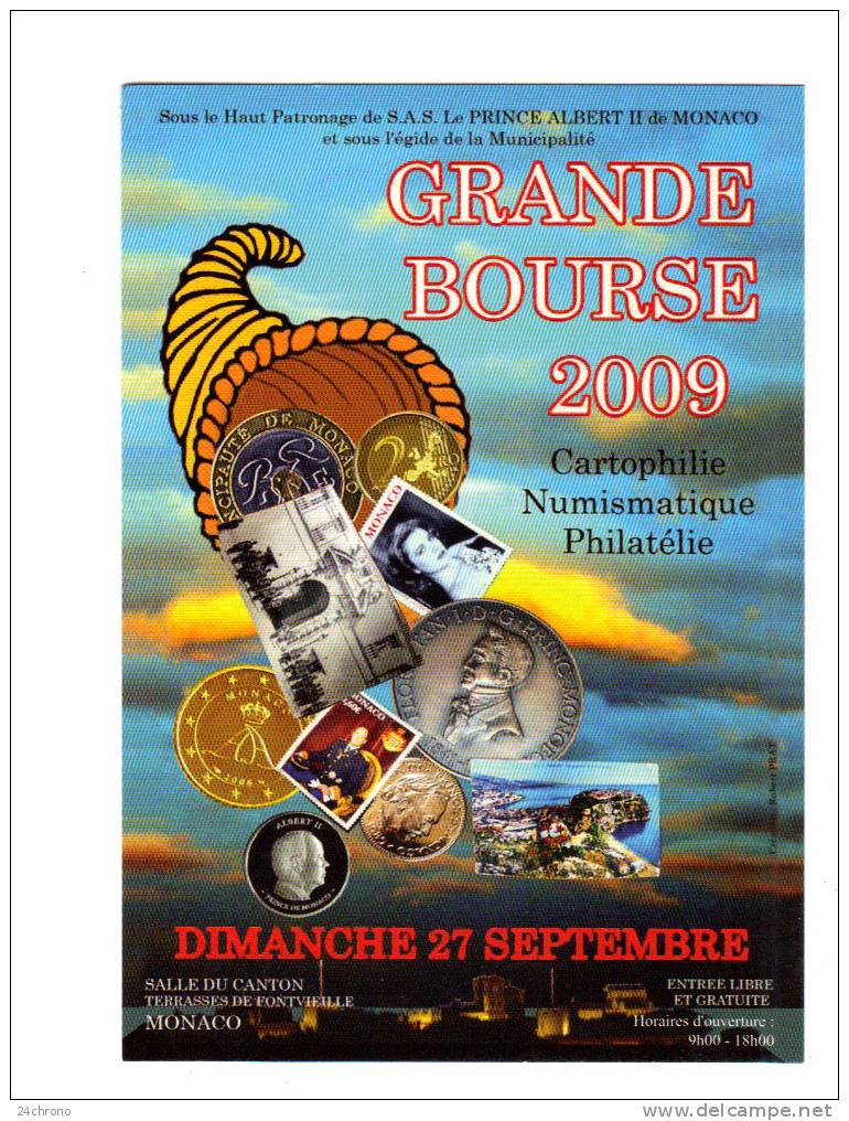 Grande Bourse 2009, Cartophilie, Numismatique, Philatelie, Monaco (11-289) - Borse E Saloni Del Collezionismo