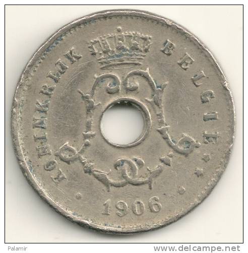 Belgium Belgique Belgie Belgio 5 Cents FL KM#55 1906 - 5 Cents