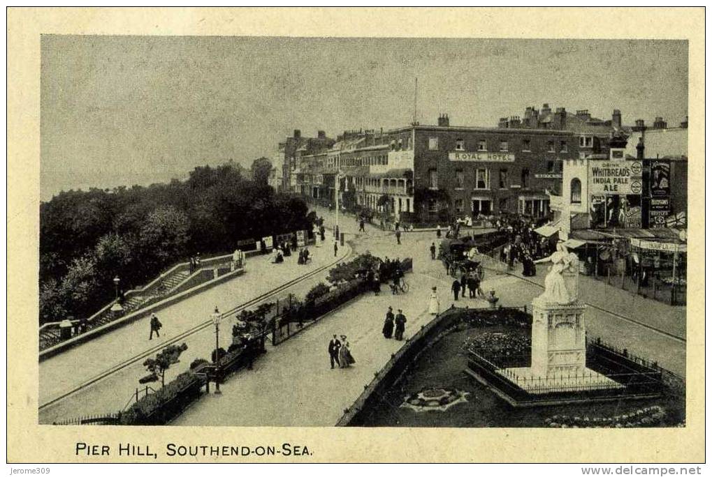 ROYAUME-UNI - SOUTHEND-ON-SEA - CPA - Southend-on-Sea, PIER HILL - Southend, Westcliff & Leigh