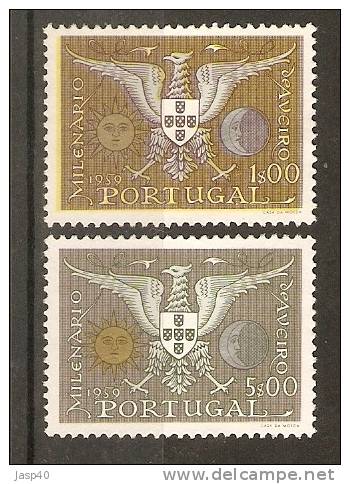 D - PORTUGAL AFINSA 847/848 - SERIE NOVA SEM GOMA, MNG - Unused Stamps