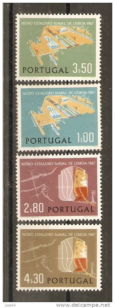 D - PORTUGAL AFINSA 1007/1010 - SERIE NOVA SEM GOMA, MNG - Unused Stamps