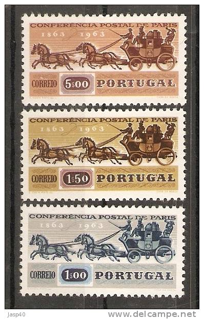 D - PORTUGAL AFINSA 909/911 - SERIE NOVA SEM GOMA, MNG - Unused Stamps