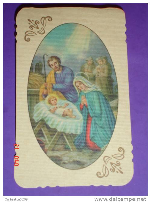 N° 12 - GESU BAMBINO - Adorazione PASTORI -Maria S.Giuseppe Santino Recente - New Holy Card - Serie " Antica "-  Ed.EGIM - Images Religieuses