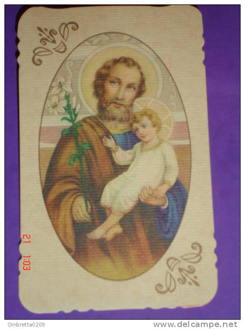 N° 27 - S.GIUSEPPE-  Santino Recente - New Holy Card - Serie " Antica "-  Ed.EGIM - Images Religieuses