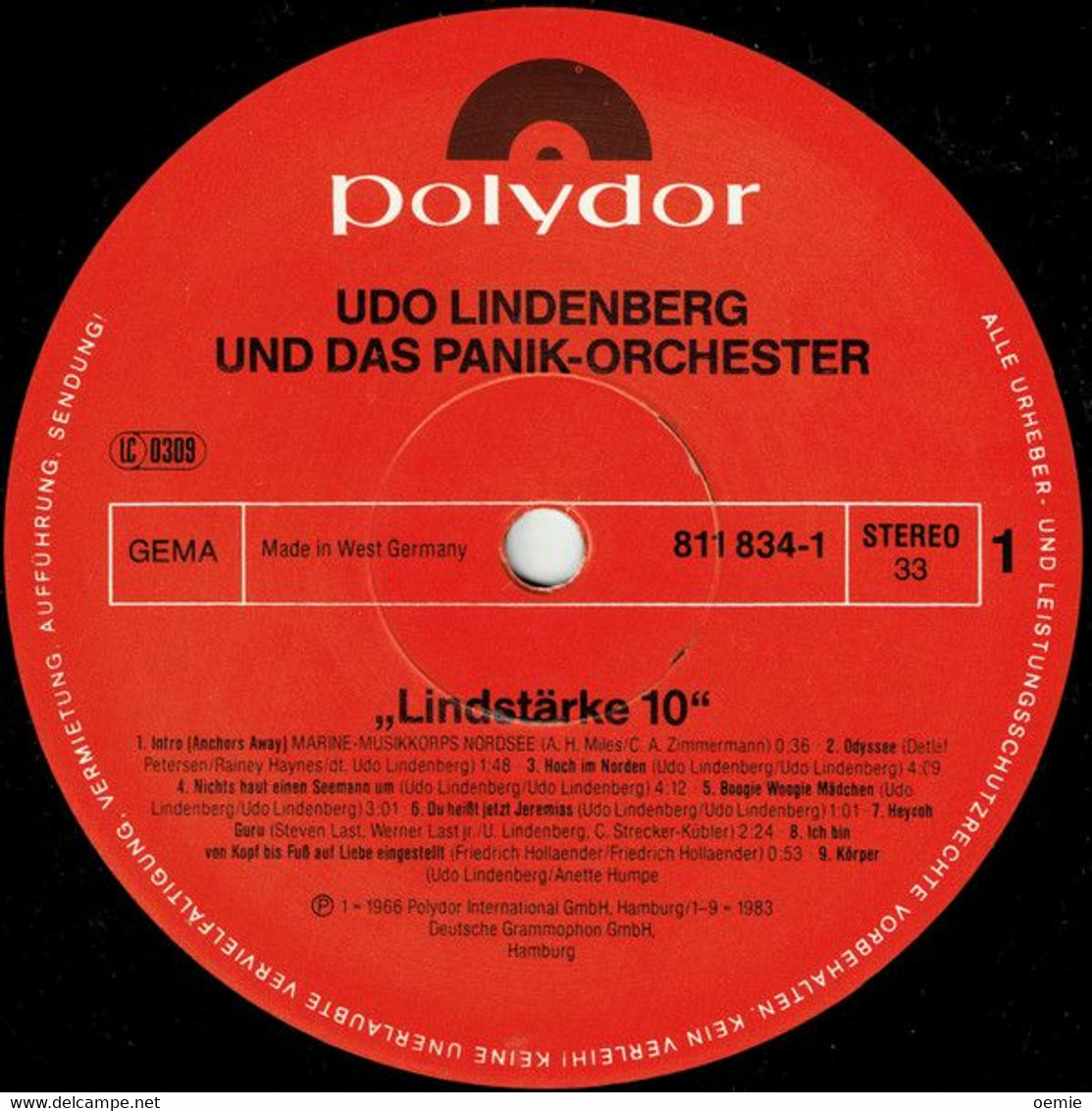 UDO  LINDENBERG   °  LINDSTARKE  10 - Autres - Musique Allemande