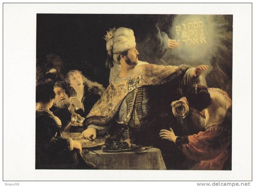 Art - Rembrandt Van Rijn - Belshazzar's Feast, C.1635, The National Gallery, London, UK - Peintures & Tableaux