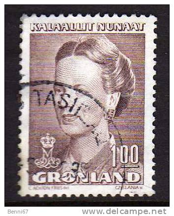 GROENLAND Greenland 1990 Reine Queen  Yv 190 OBL - Gebraucht