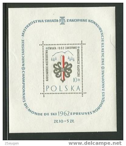 POLAND 1962  MICHEL NO BL. 26 MNH - Neufs