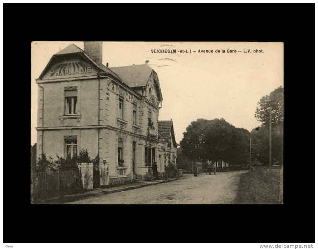 49 - SEICHES - Avenue De La Gare - Pharmacie - Seiches Sur Le Loir