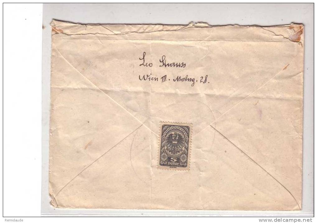 AUTRICHE - 1926 - ANK N°448+456+459+461+464+453 Sur LETTRE RECOMMANDEE De VIENNE Pour GÖTEBORG (SUEDE) - Storia Postale