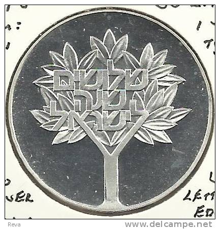 ISRAEL 50 LIROTS INSCRIPTIONS FRONT30TH ANN OF INDEPENDENCE BACK 1978 AG SILVER UNC KM92 READ DESCRIPTION CAREFULLY !!! - Israël