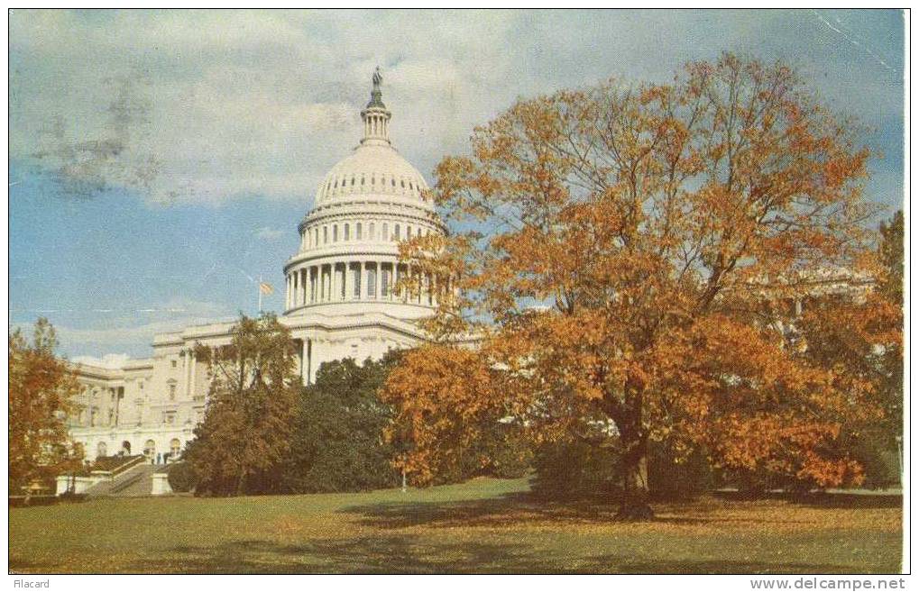 14072   Stati  Uniti,   Washington D.C.,  United States Capitol,  VG  1968 - Washington DC