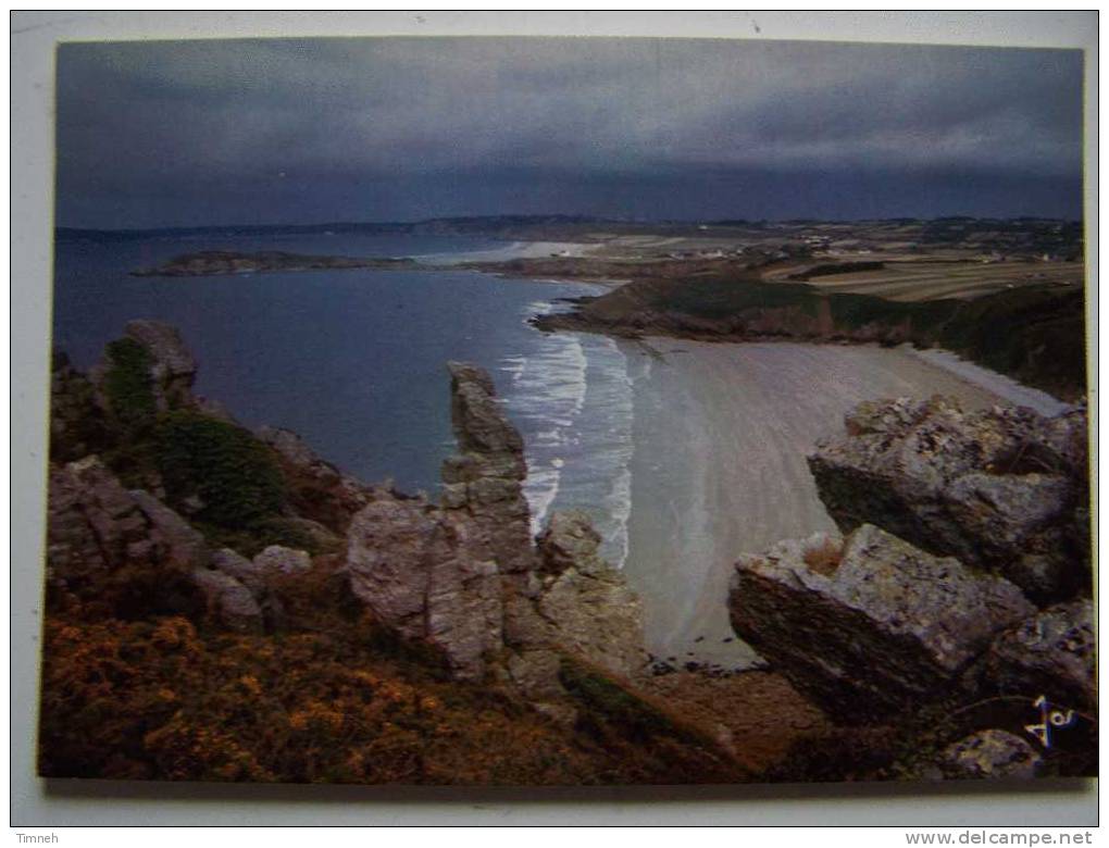 2 Cartes.PAYSAGE Mer CROZON-TELGRUC-MORGAT-plage De La Palud Et Les Falaises Du Cap Chèvre-Poul Aber-Editions D Art JOS- - Crozon