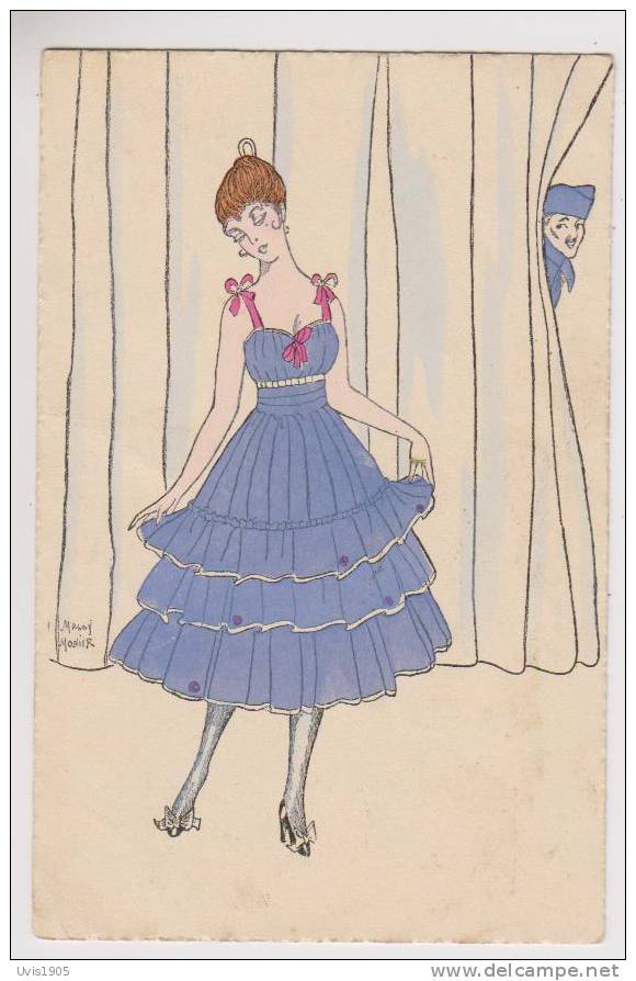 Women In Nice Dress.Meunier. - Meunier, G.