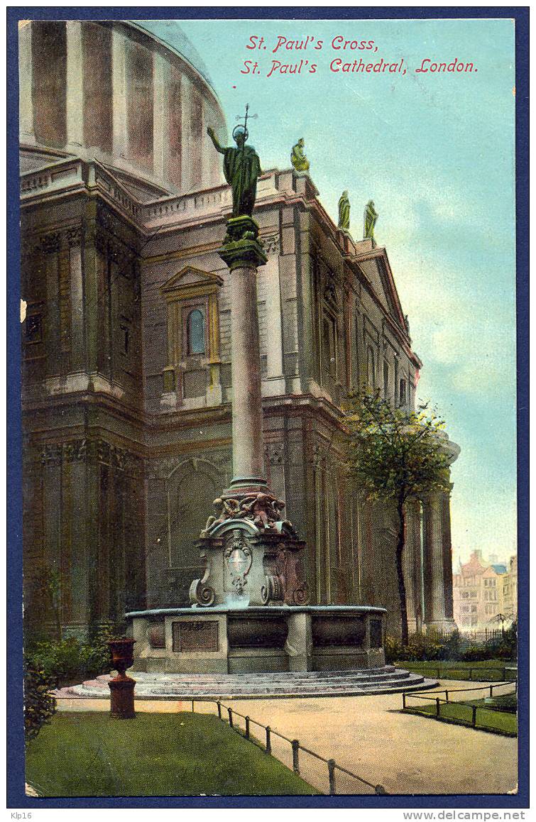 UNITED KINGDOM St. PAUL's CROSS OLD PC - St. Paul's Cathedral