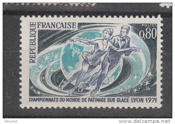 Francia   -  1971.  Mondiali Di Pattinaggio. Ice World Skating Championships For Couples MNH, Fresh - Eiskunstlauf