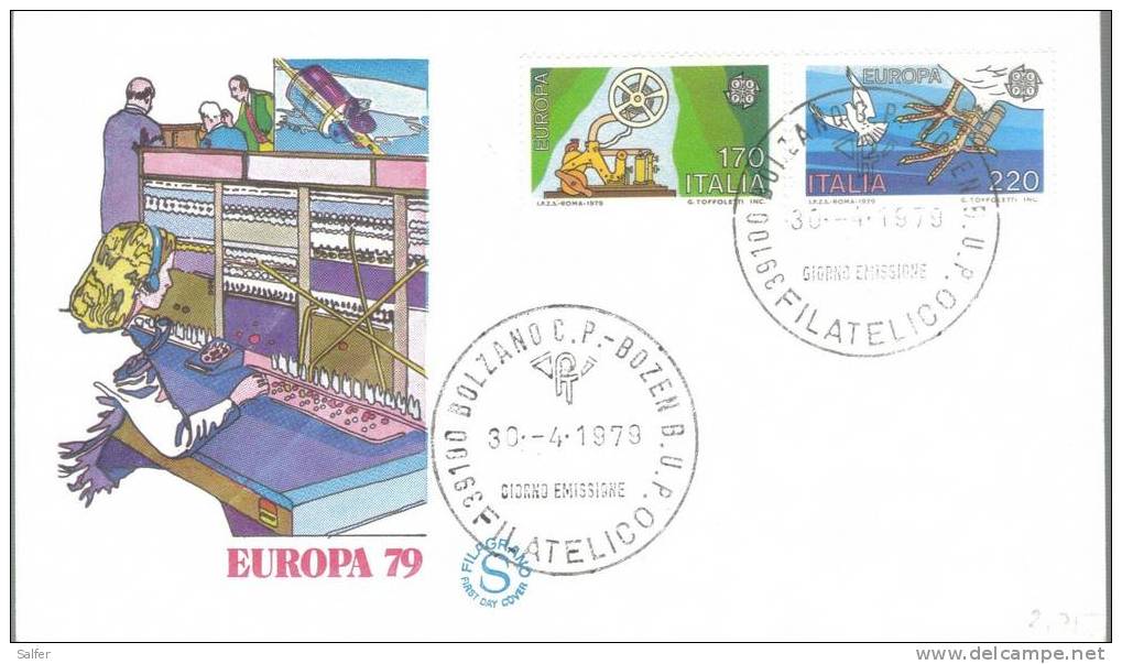 FDC - EUROPA CEPT 1979 FDC ITALIA - 1978