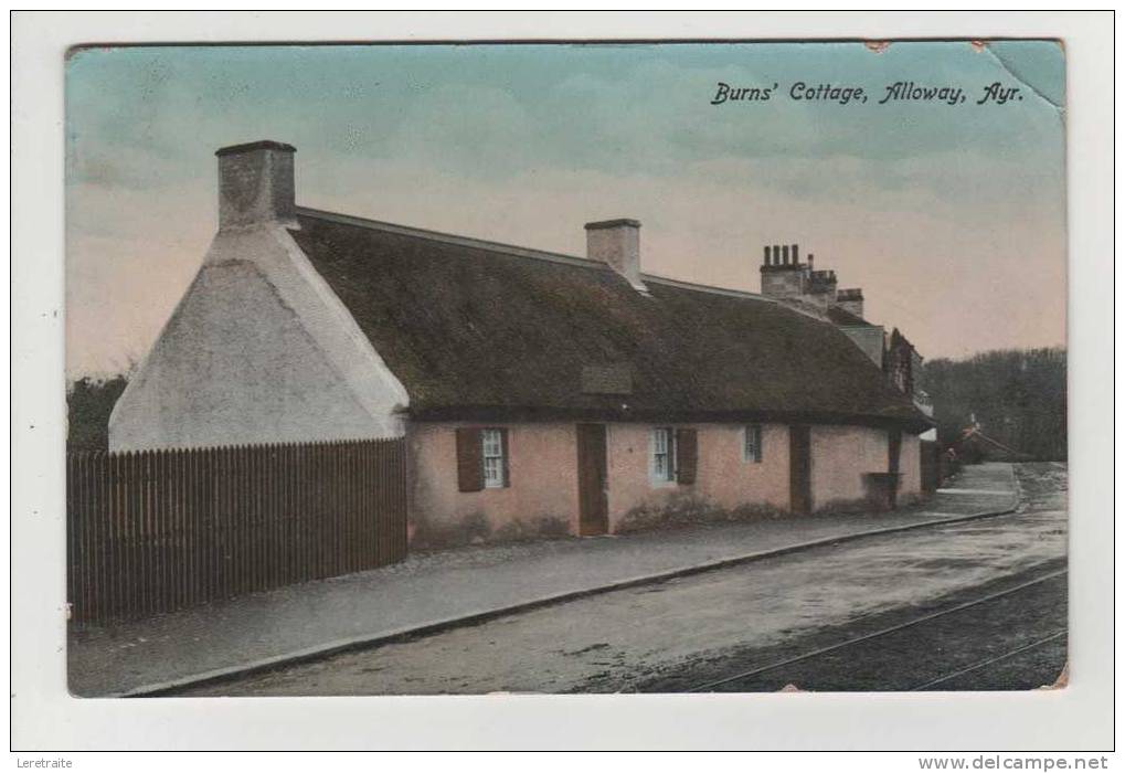 Burns' Cottage, Alloway, Ayr. - Ayrshire