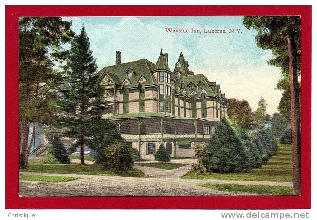 Wayside Inn, Lake Luzerne, NY.  1900-1910 - Adirondack