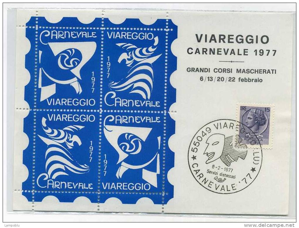 VIAREGGIO - CARNEVALE 1977_ - Erinnofilia