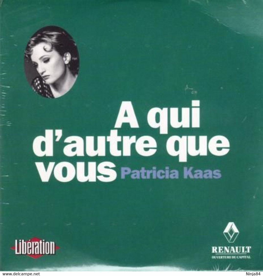 CDS  Patricia Kaas / Didier Barbelivien " A Qui D'autre Que Vous "  Promo - Collectors
