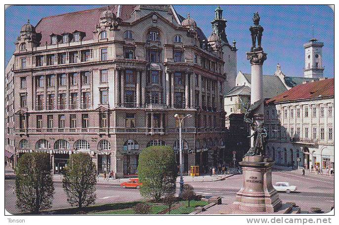 Ukraine, U16, L´viv. A. Mickevicz Square,  2 Scans. - Oekraïne