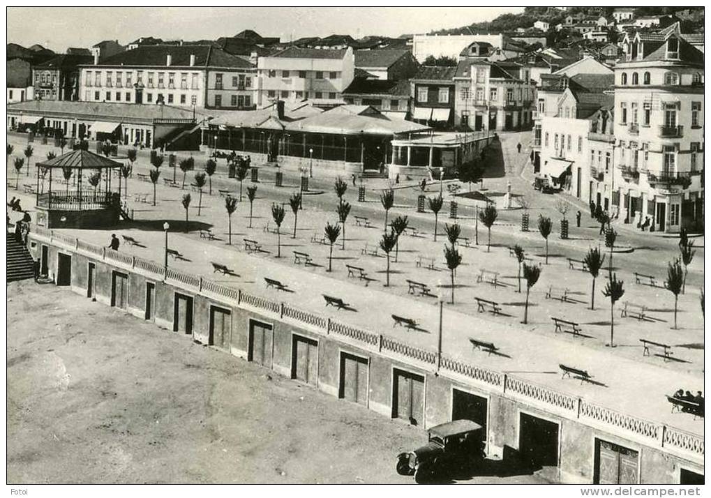 REAL PHOTO POSTCARD CASTELO BRANCO PORTUGAL CARTE POSTALE CARS VOITURES - Castelo Branco