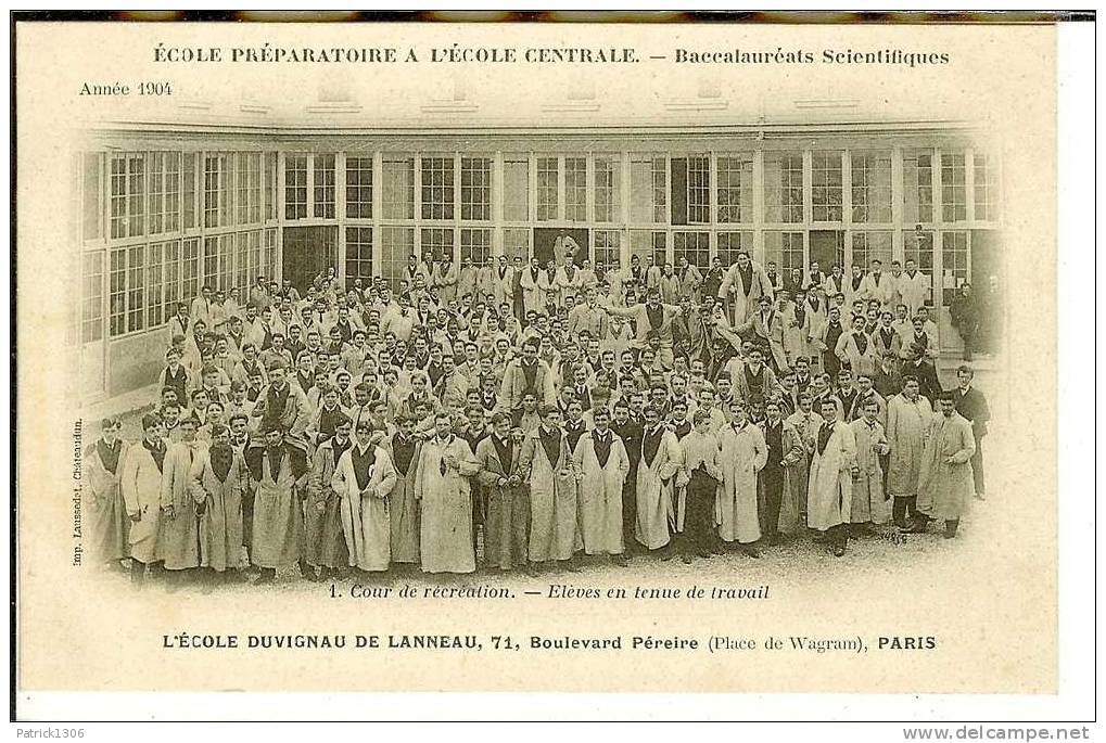 CPA  PARIS, Ecole Duvignau De Lanneau, Boulevard Pereire,   3020 - Paris (17)