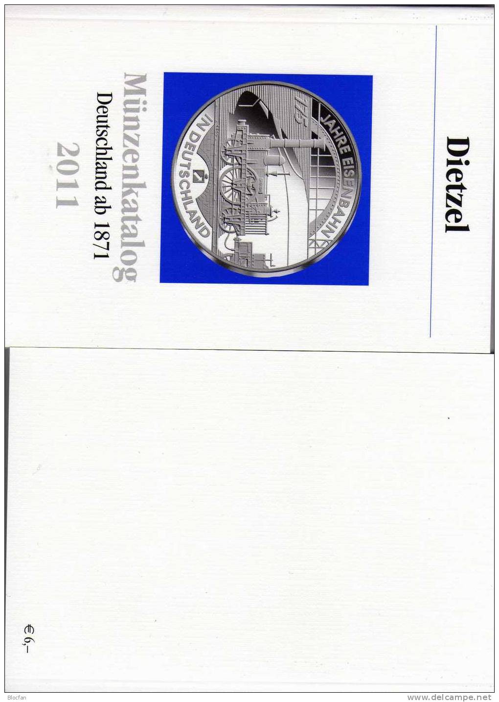 DIETZEL Münzen-Katalog Deutschland 2011 Neu 6€ Das Preiswerte Nachschlagwerk Für Münzen Ab 1871 Und Numisbriefe - Kataloge