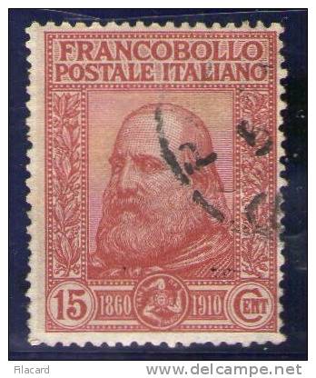 Italia Italy Italien Italie 1910 Effigie  Garibaldi 15c  Used - Usati