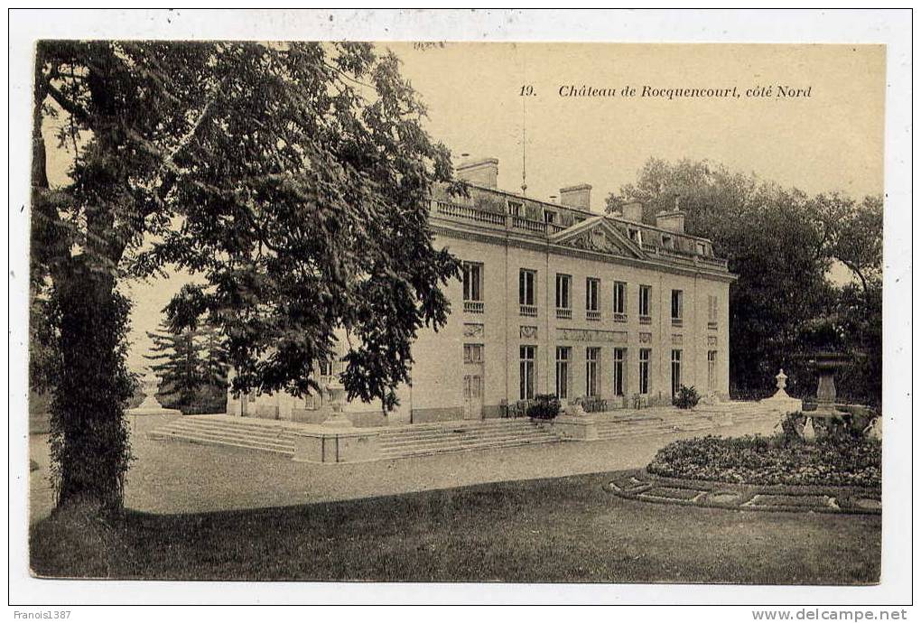 Ref 172 - Château De  ROCQUENCOURT - Côté Nord - Rocquencourt