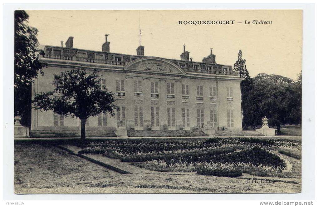 Ref 172 - Château De  ROCQUENCOURT - Rocquencourt