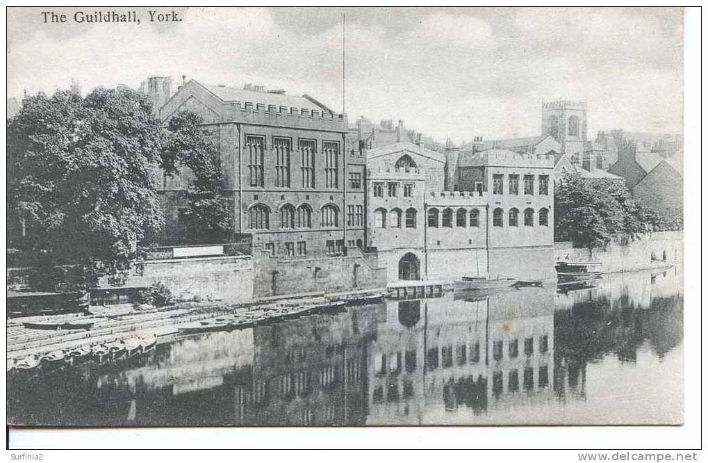 YORK - THE GUILDHALL 1908  Y1313 - York