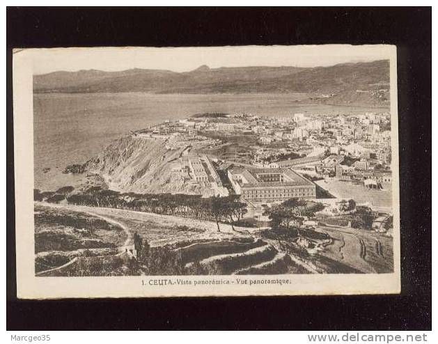 Ceuta Vista Panoràmica Vue Panoramique  édit.roisin N° 1 - Ceuta